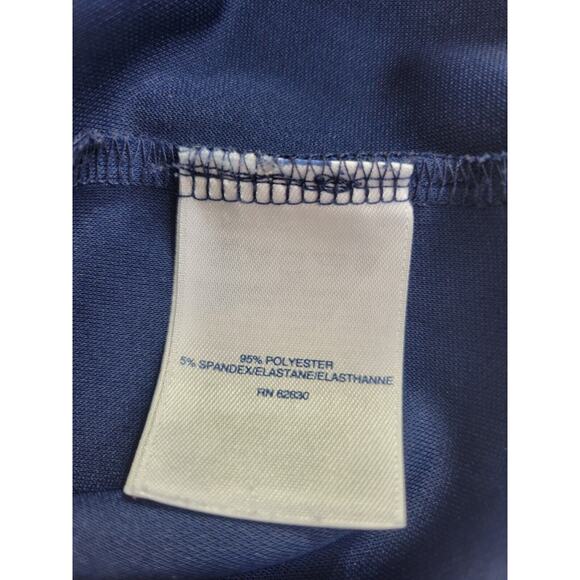 Lands' End Blue Split Neck Kimono Sleeve Casual Top Women's Plus Size 2X - Picture 8 of 9